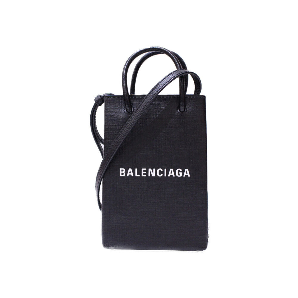 Balenciaga Bag Black shoulder Shopping compact Calfskin - Picture 2 of 7
